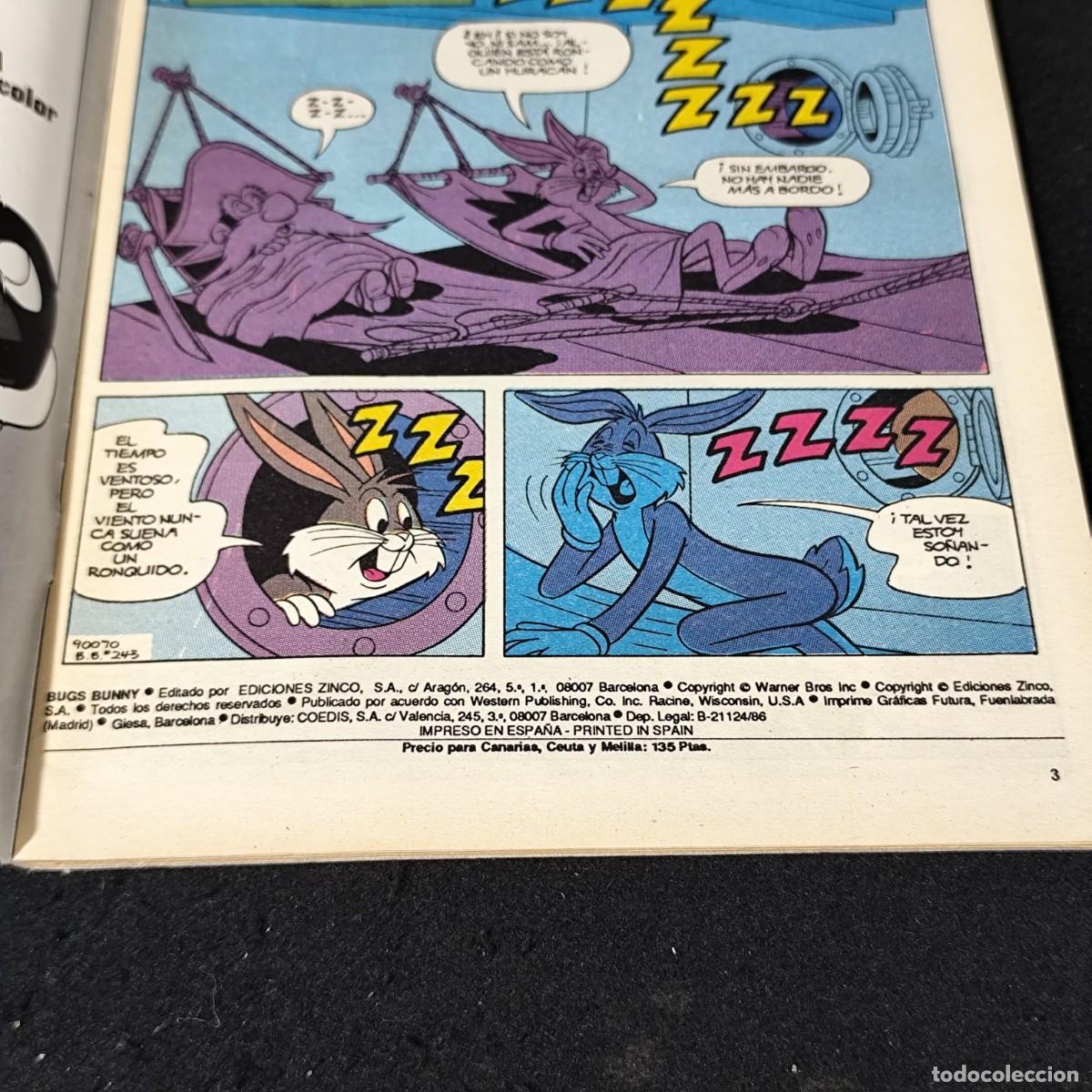 C&oacute;mics: BUGS BUNNY - N&ordm;15 - EDICIONES ZINCO - WARNER BROS / 229 - Foto 3