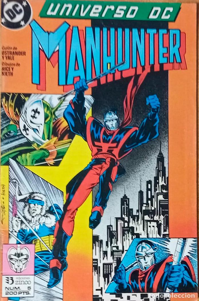 C&oacute;mics: comic UNIVERSO DC N&ordm; 5 MANHUNTER A&Ntilde;O 1989 bien conservado - Foto 1