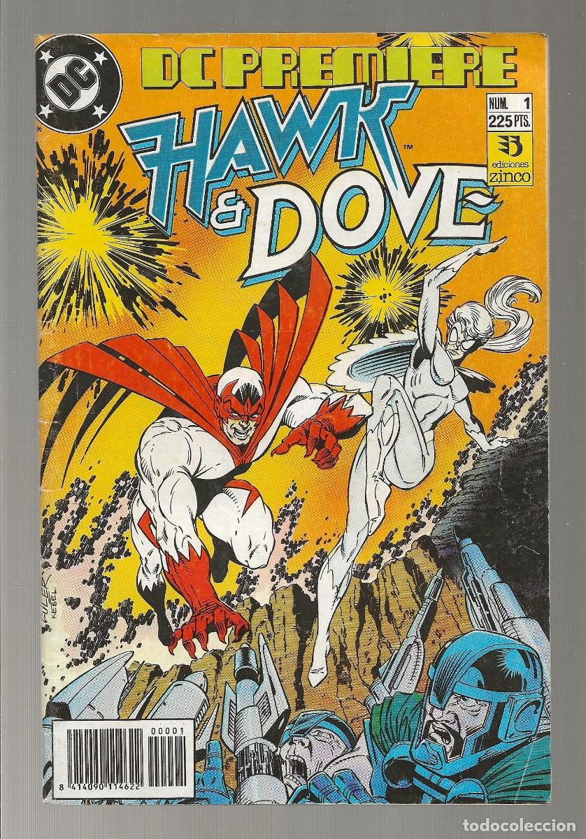 C&oacute;mics: DC PREMIERE N&ordm; 1 - HAWK & DOVE - ZINCO 1990 - Foto 1