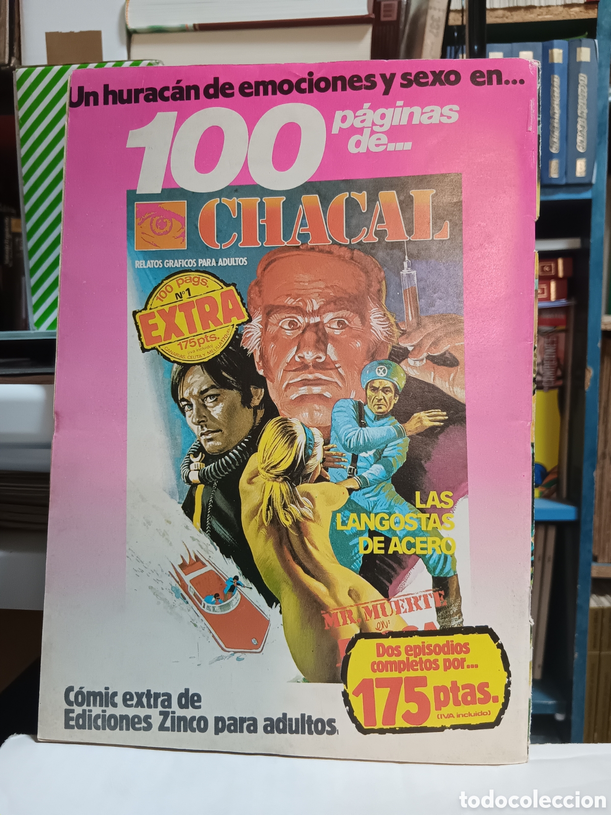 C&oacute;mics: TEBEOS-COMICS CANDY ● YAMBO 8 ● VERSI&Oacute;N EROTICA DE RAMBO ● ZINCO ● AA99 X0224 ● - Foto 2