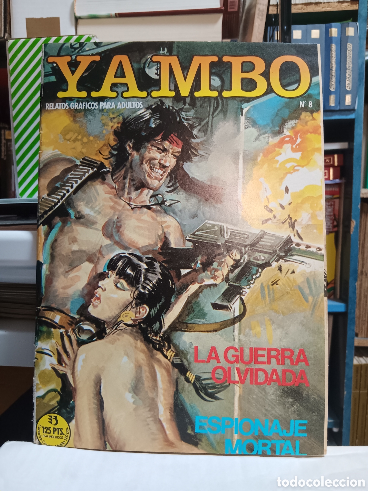 C&oacute;mics: TEBEOS-COMICS CANDY ● YAMBO 8 ● VERSI&Oacute;N EROTICA DE RAMBO ● ZINCO ● AA99 X0224 ● - Foto 1