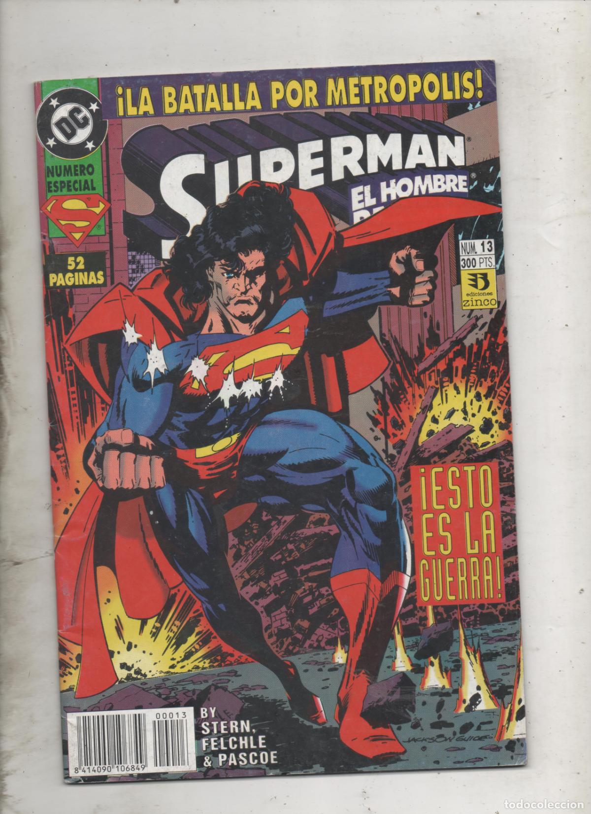 C&oacute;mics: SUPERMAN EL HOMBRE DE ACERO N&ordm; 13 . ZINCO -E2 - Foto 1