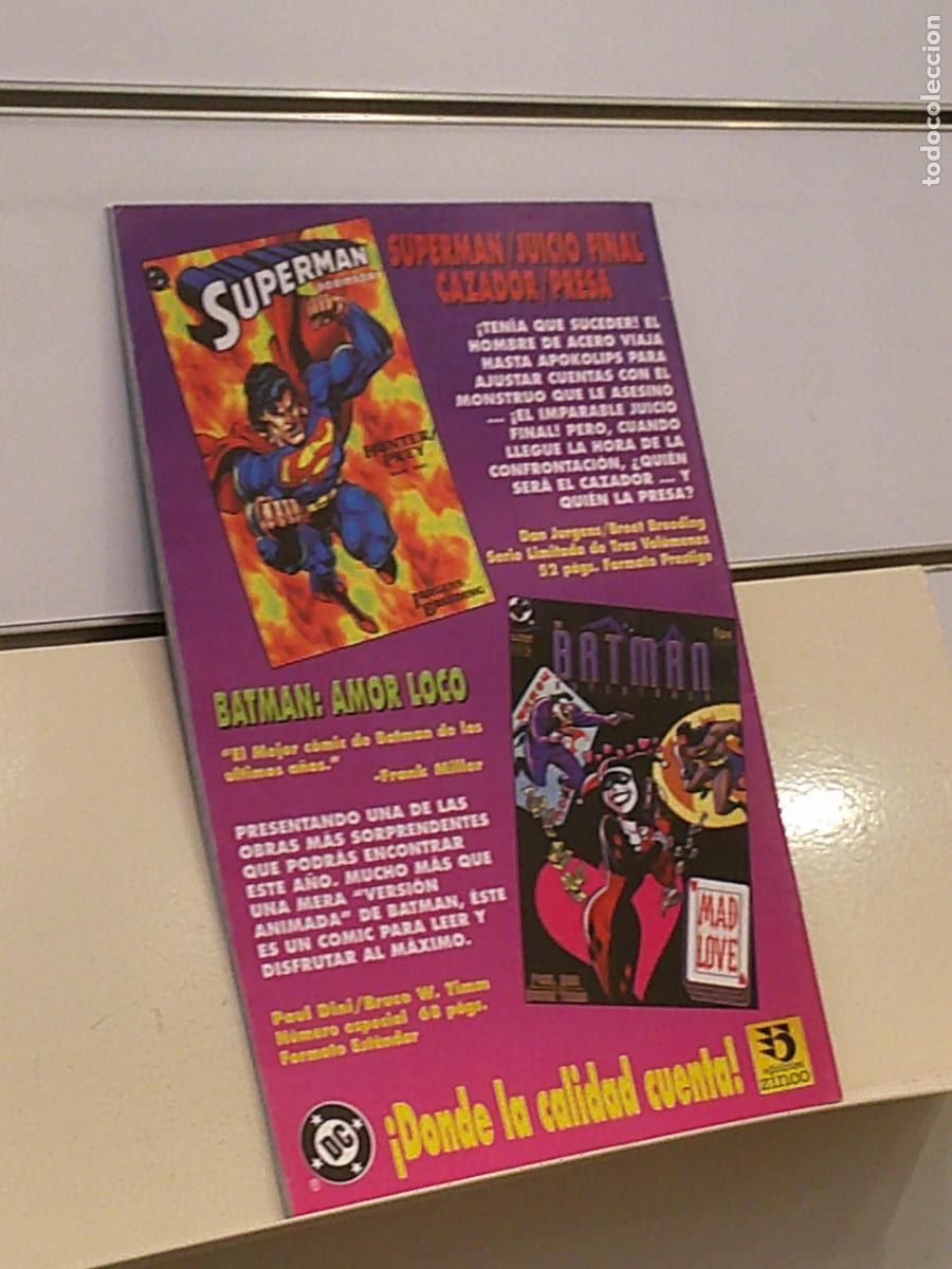 C&oacute;mics: SUPERMAN VOL. 3 N&ordm; 15 MASACRE EN METROPOLIS DC COMICS - ZINCO - Foto 2
