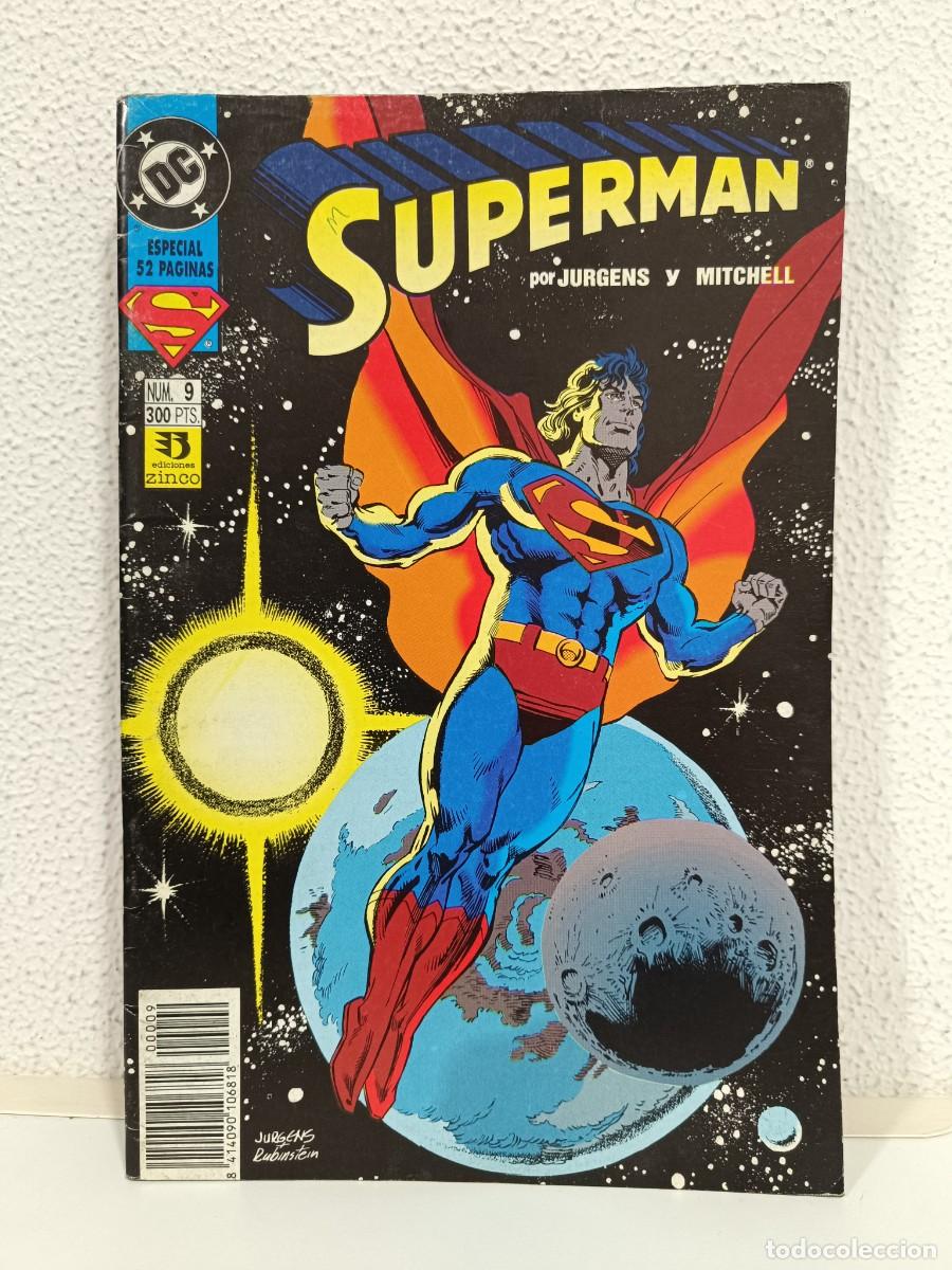 C&oacute;mics: SUPERMAN VOLUMEN 3 NUMERO 9 EDICIONES ZINCO - Foto 1