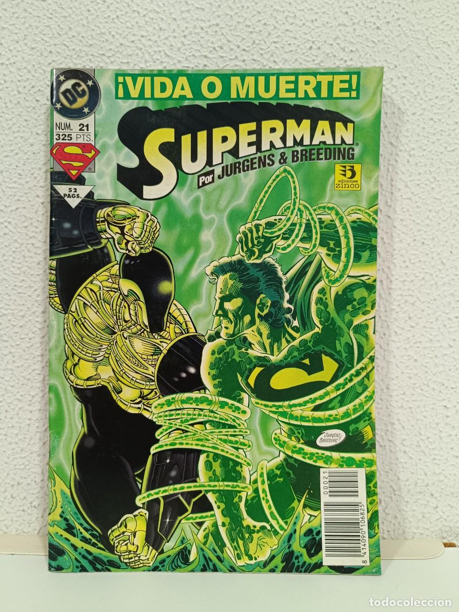 C&oacute;mics: SUPERMAN VOLUMEN 3 NUMERO 21 EDICIONES ZINCO - Foto 1
