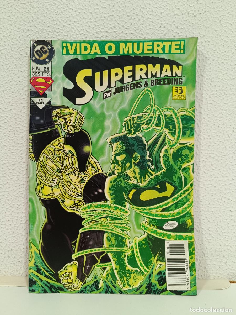C&oacute;mics: SUPERMAN VOLUMEN 3 NUMERO 21 EDICIONES ZINCO - Foto 1