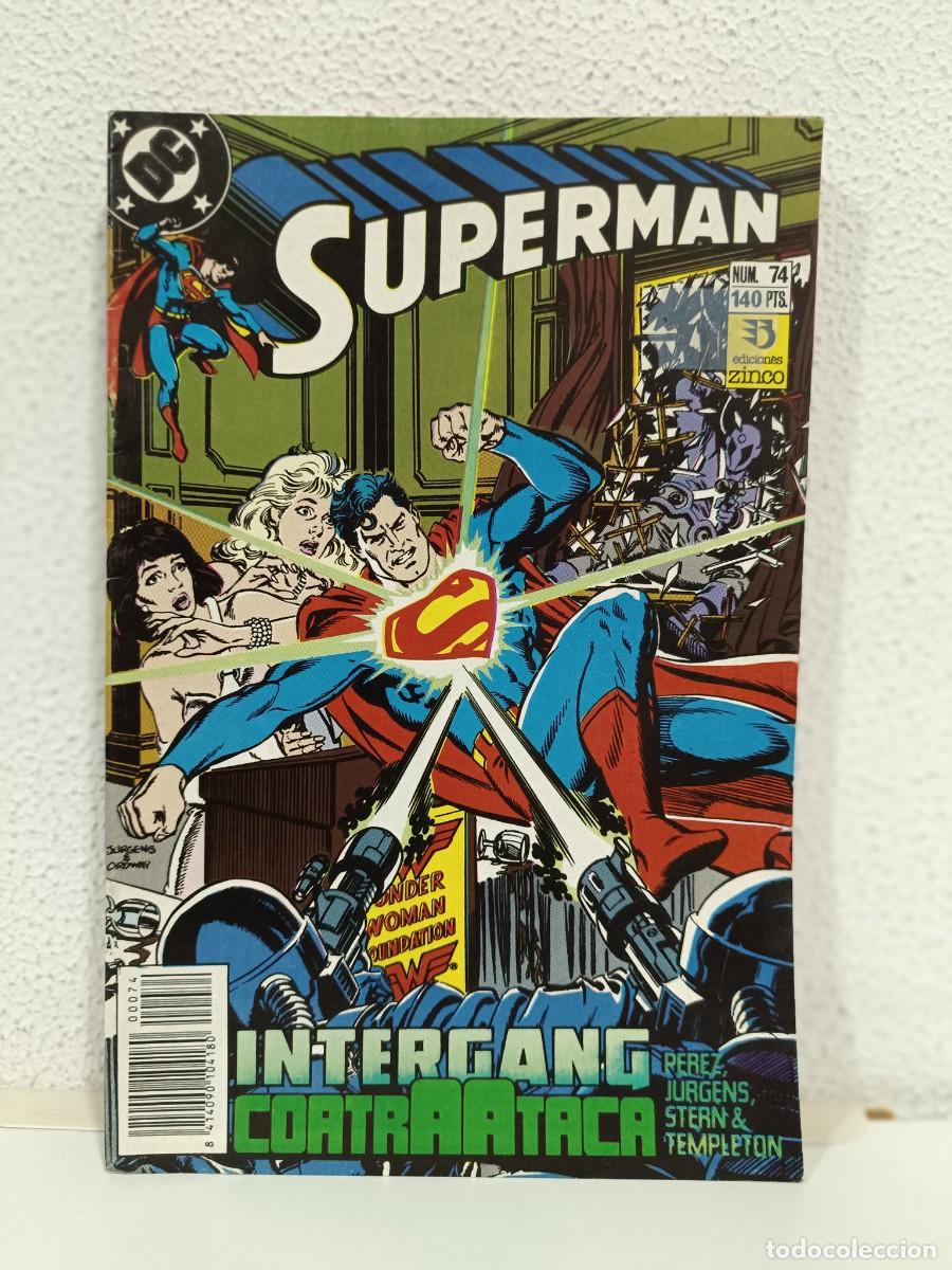 C&oacute;mics: SUPERMAN VOLUMEN 2 NUMERO 74 EDICIONES ZINCO - Foto 1