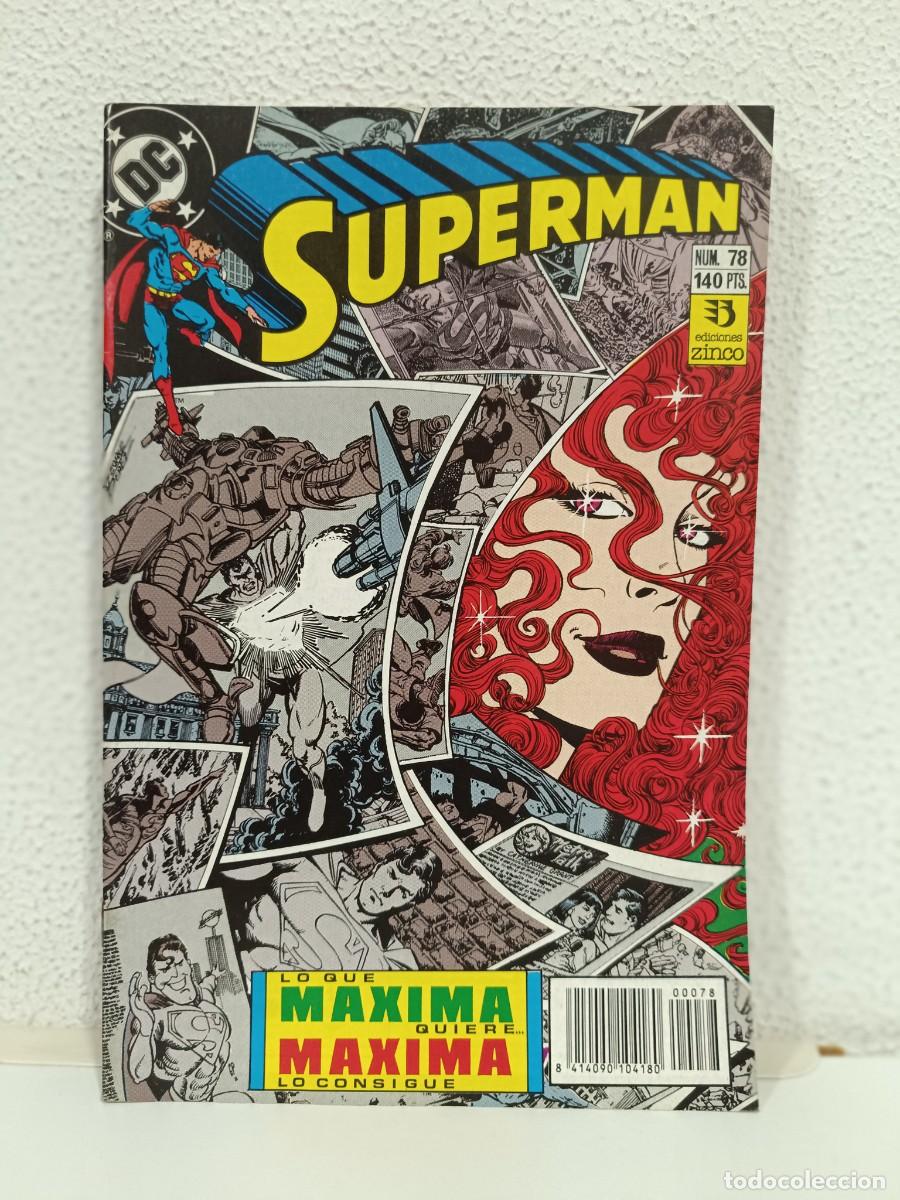 C&oacute;mics: SUPERMAN VOLUMEN 2 NUMERO 78 EDICIONES ZINCO - Foto 1
