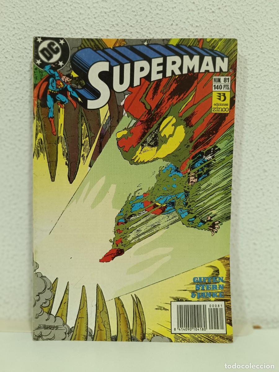 C&oacute;mics: SUPERMAN VOLUMEN 2 NUMERO 81 EDICIONES ZINCO - Foto 1