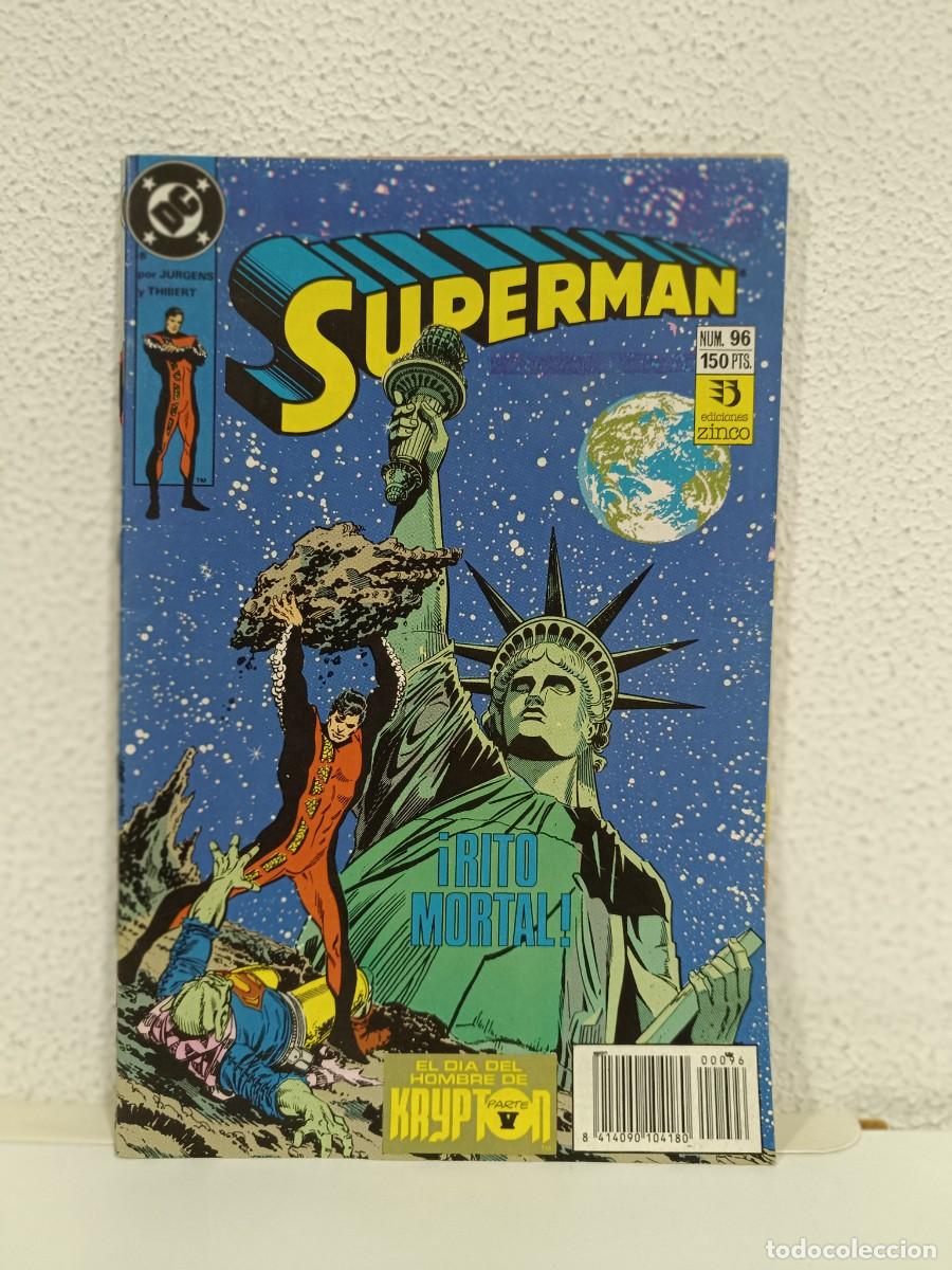 C&oacute;mics: SUPERMAN VOLUMEN 2 NUMERO 96 EDICIONES ZINCO - Foto 1