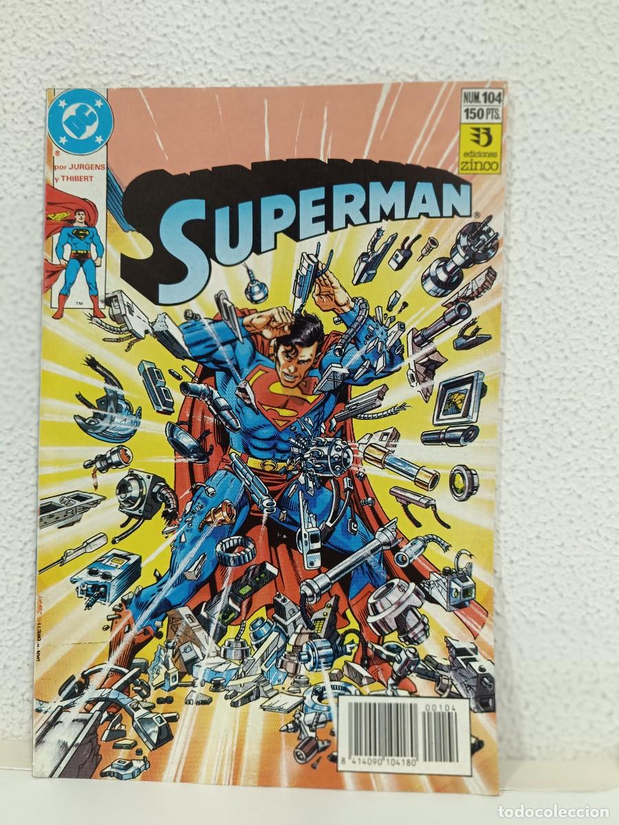C&oacute;mics: SUPERMAN VOLUMEN 2 NUMERO 104 EDICIONES ZINCO - Foto 1