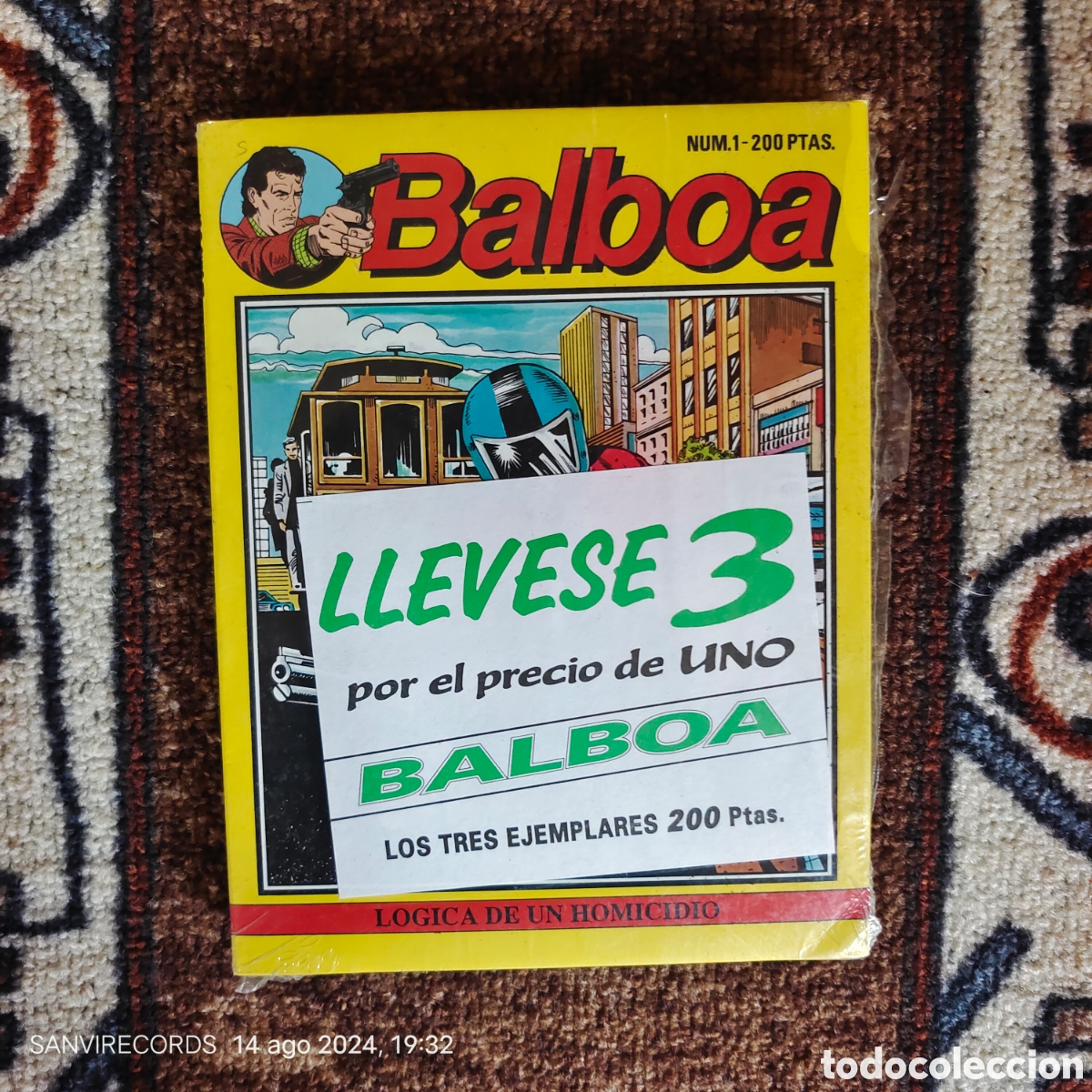 C&oacute;mics: BALBOA N&deg; 1, 2 Y 3 (ZINCO) [PRECINTADO] - Foto 3