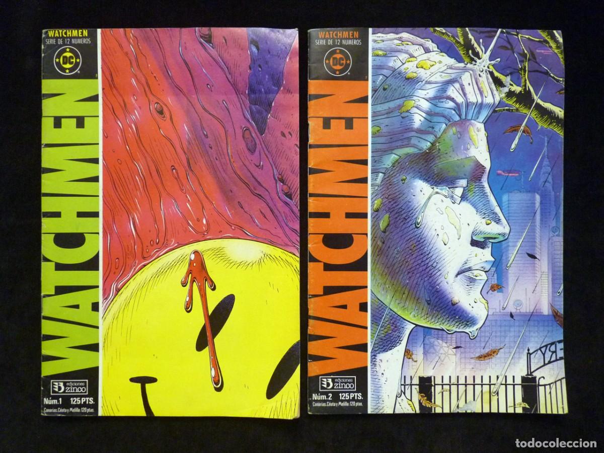 C&oacute;mics: LOTE DE 7 COMICS WATCHMEN. 1 AL 7. ED. ZINCO. LEER - Foto 4