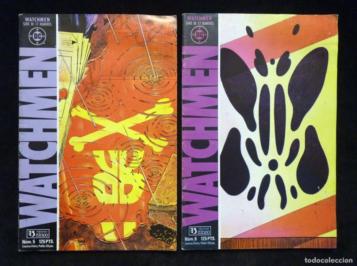 C&oacute;mics: LOTE DE 7 COMICS WATCHMEN. 1 AL 7. ED. ZINCO. LEER - Foto 6
