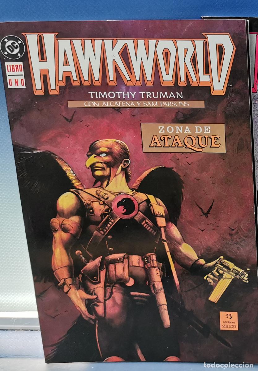 C&oacute;mics: 3 tomos, HAWKWORLD, Dc comics, ediciones zinco, Timothy Truman - Foto 4