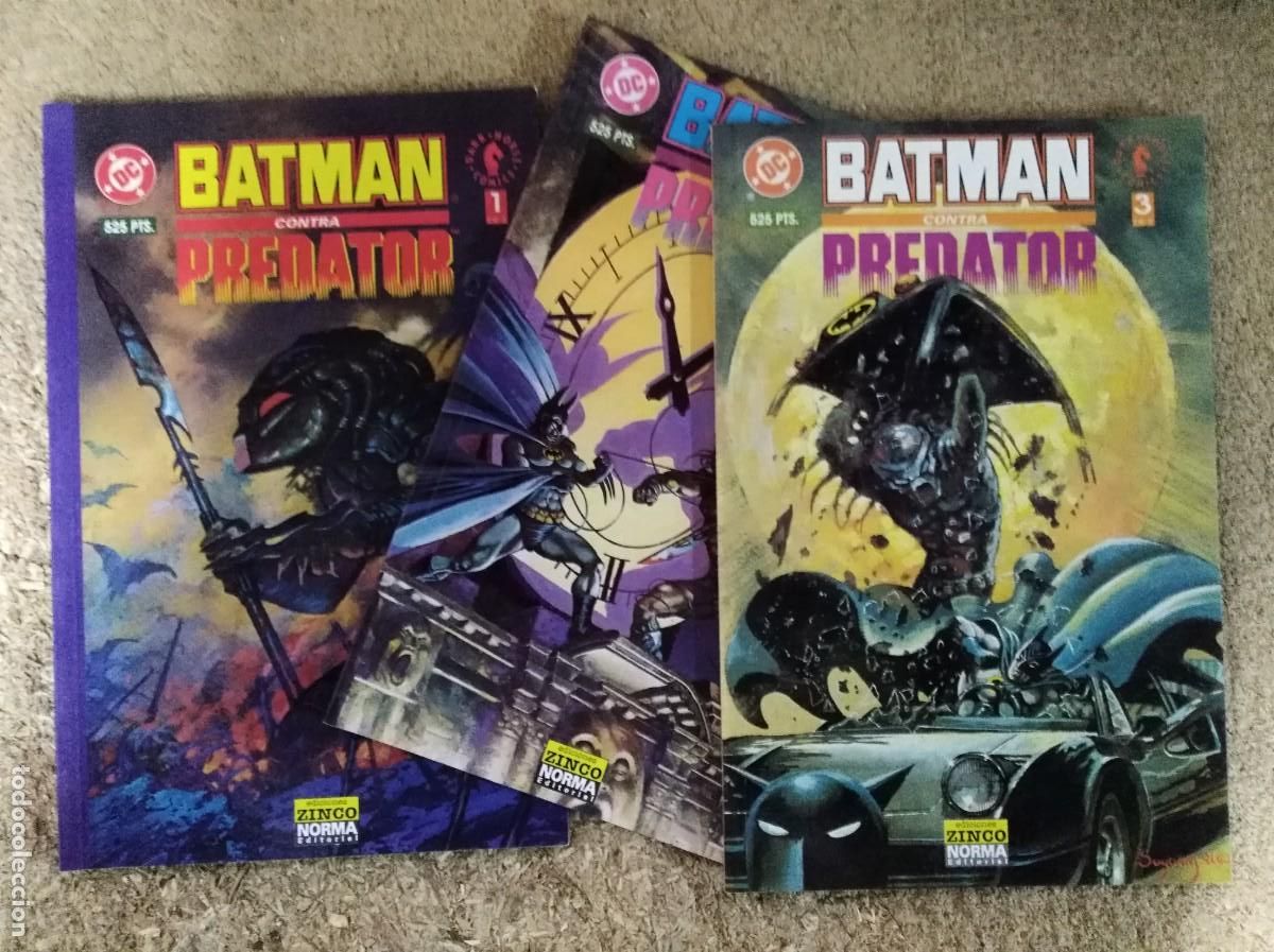 C&oacute;mics: Batman contra Predator.Completa 3 comics.DC.Ediciones Zinco - Foto 1