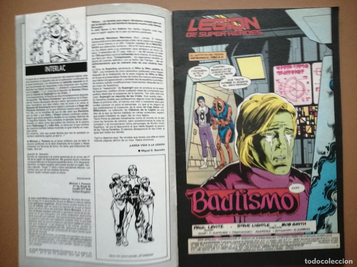 C&oacute;mics: LEGI&Oacute;N DE SUPER-H&Eacute;ROES- ZINCO- N&ordm;-11- 1987 - Foto 2