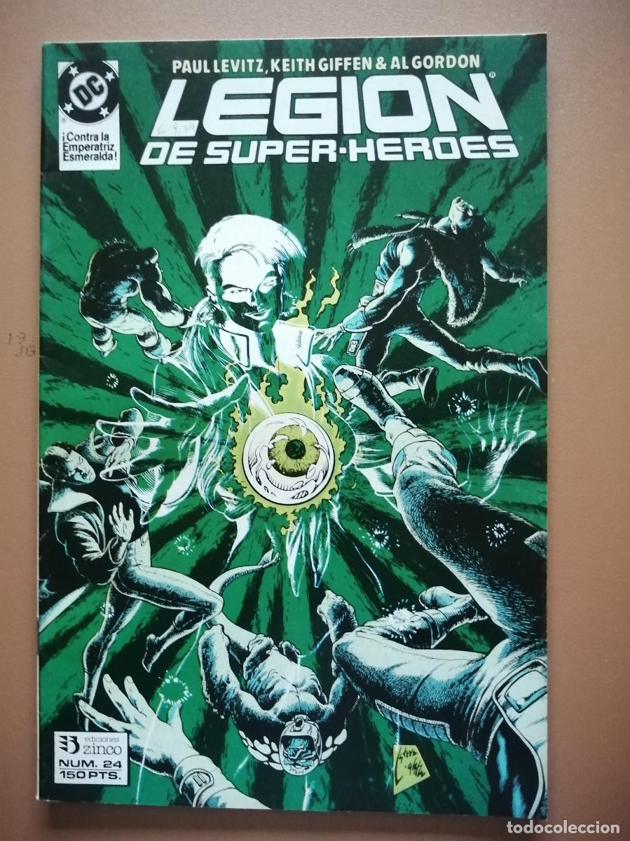 C&oacute;mics: LEGI&Oacute;N DE SUPER-H&Eacute;ROES- ZINCO- N&ordm;-24- 1987 - Foto 1
