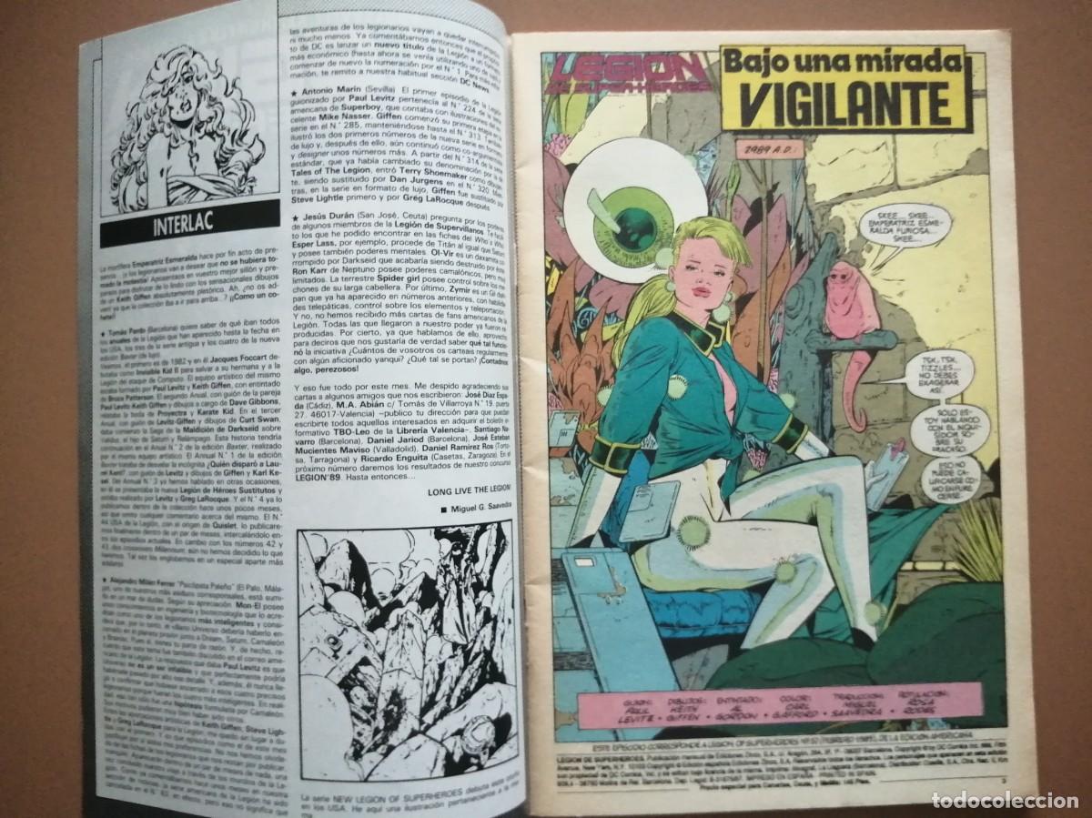 C&oacute;mics: LEGI&Oacute;N DE SUPER-H&Eacute;ROES- ZINCO- N&ordm;-24- 1987 - Foto 2