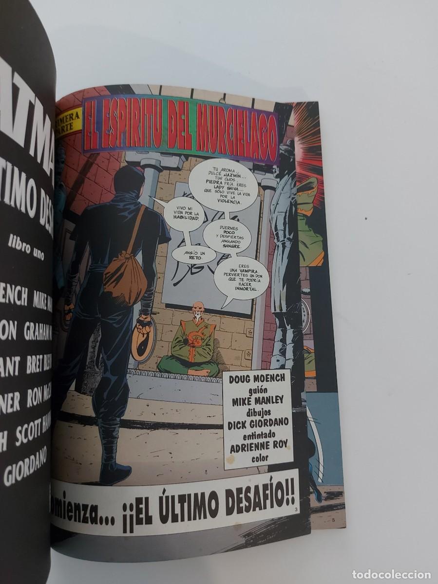C&oacute;mics: BATMAN. EL &Uacute;LTIMO DESAF&Iacute;O. KNIGHTSEND. LIBRO UNO (DE 2). R&Uacute;STICA. ZINCO. DC. 1995. - Foto 6