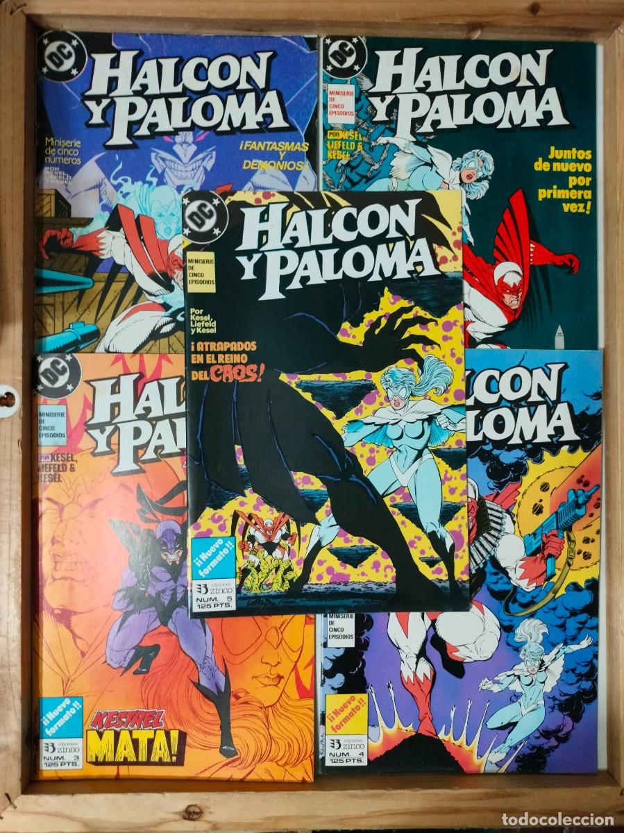 C&oacute;mics: HALCON Y PALOMA .MINISERIE COMPLETA DE 5 N&Uacute;MEROS .EDICIONES ZINCO. - Foto 1