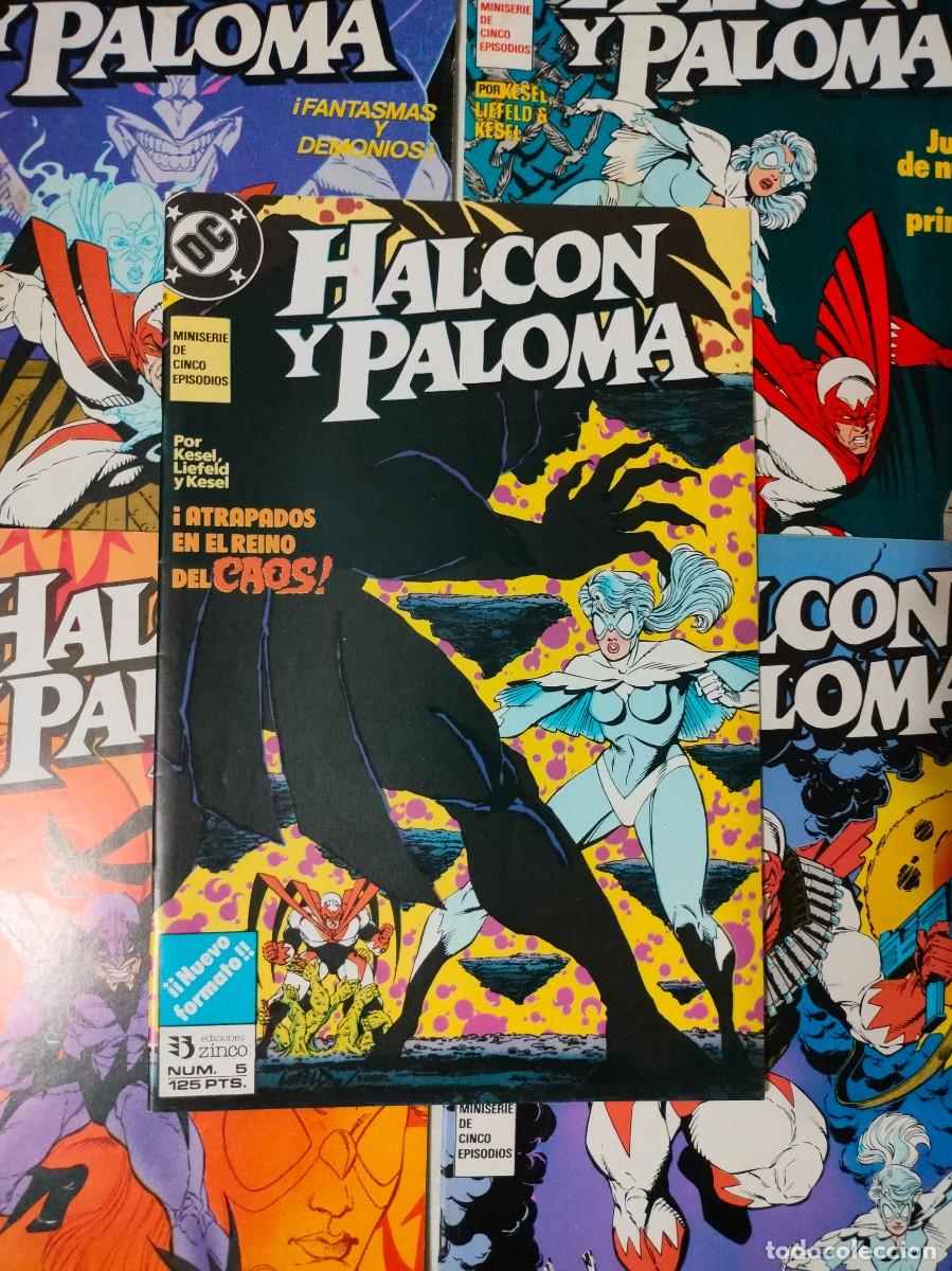 C&oacute;mics: HALCON Y PALOMA .MINISERIE COMPLETA DE 5 N&Uacute;MEROS .EDICIONES ZINCO. - Foto 2
