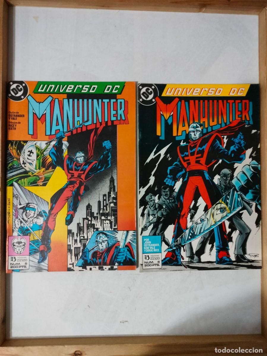 C&oacute;mics: MANHUNTER.UNIVERSO DC.SERIE COMPLETA 2 COMICS.EDICIONES ZINCO - Foto 1