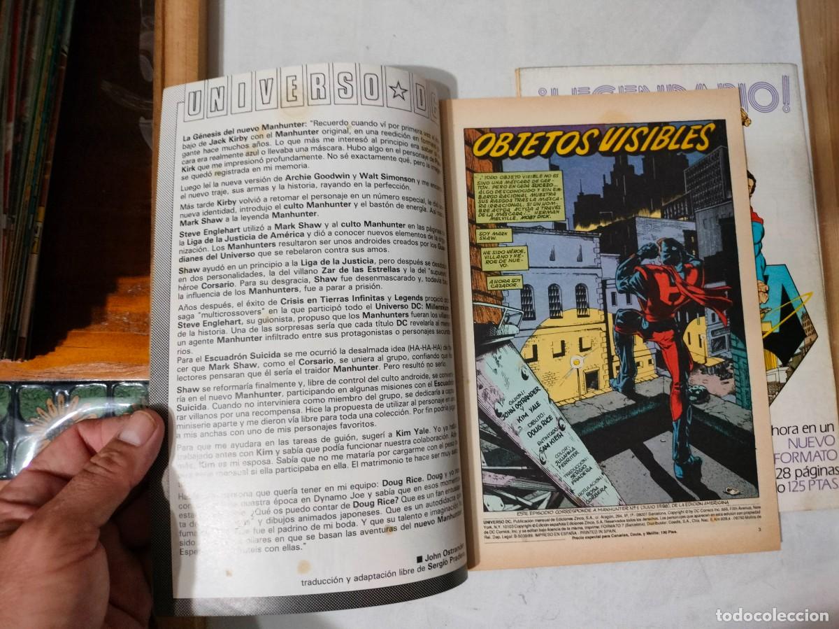 C&oacute;mics: MANHUNTER.UNIVERSO DC.SERIE COMPLETA 2 COMICS.EDICIONES ZINCO - Foto 4
