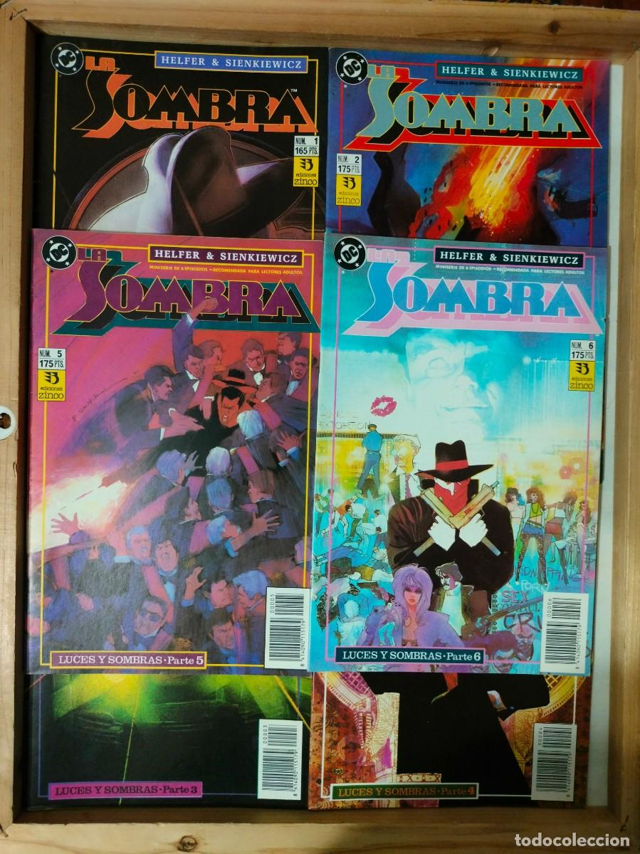 C&oacute;mics: LA SOMBRA.COLECCI&Oacute;N COMPLETA DE 6 N&Uacute;MEROS.EDICIONES ZINCO. - Foto 1