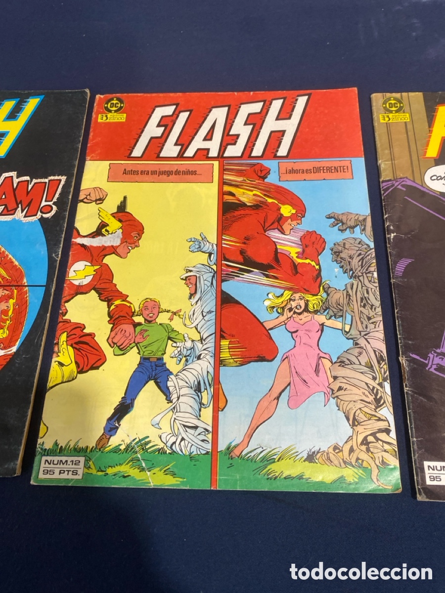C&oacute;mics: FLASH,LOTE DE 3 COMICS FLASH DC,EDICIONES ZINCO - Foto 3