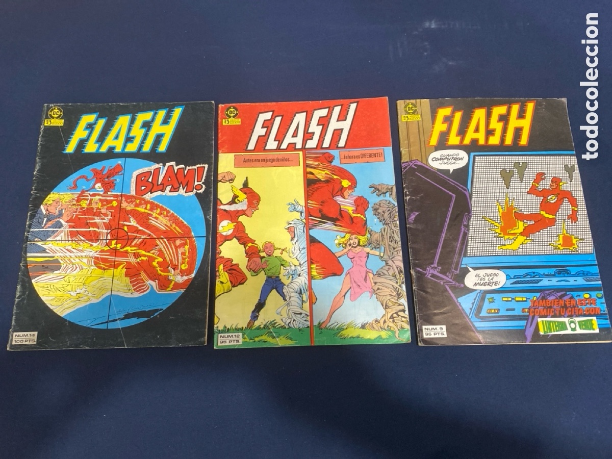 C&oacute;mics: FLASH,LOTE DE 3 COMICS FLASH DC,EDICIONES ZINCO - Foto 1