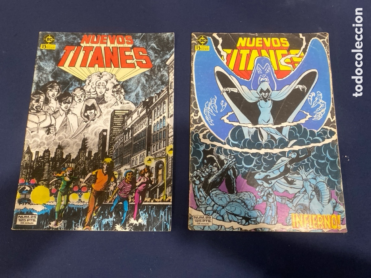 C&oacute;mics: NUEVOS TITANES EDICIONES ZINCO N&Uacute;MERO 25 Y 29 - Foto 1