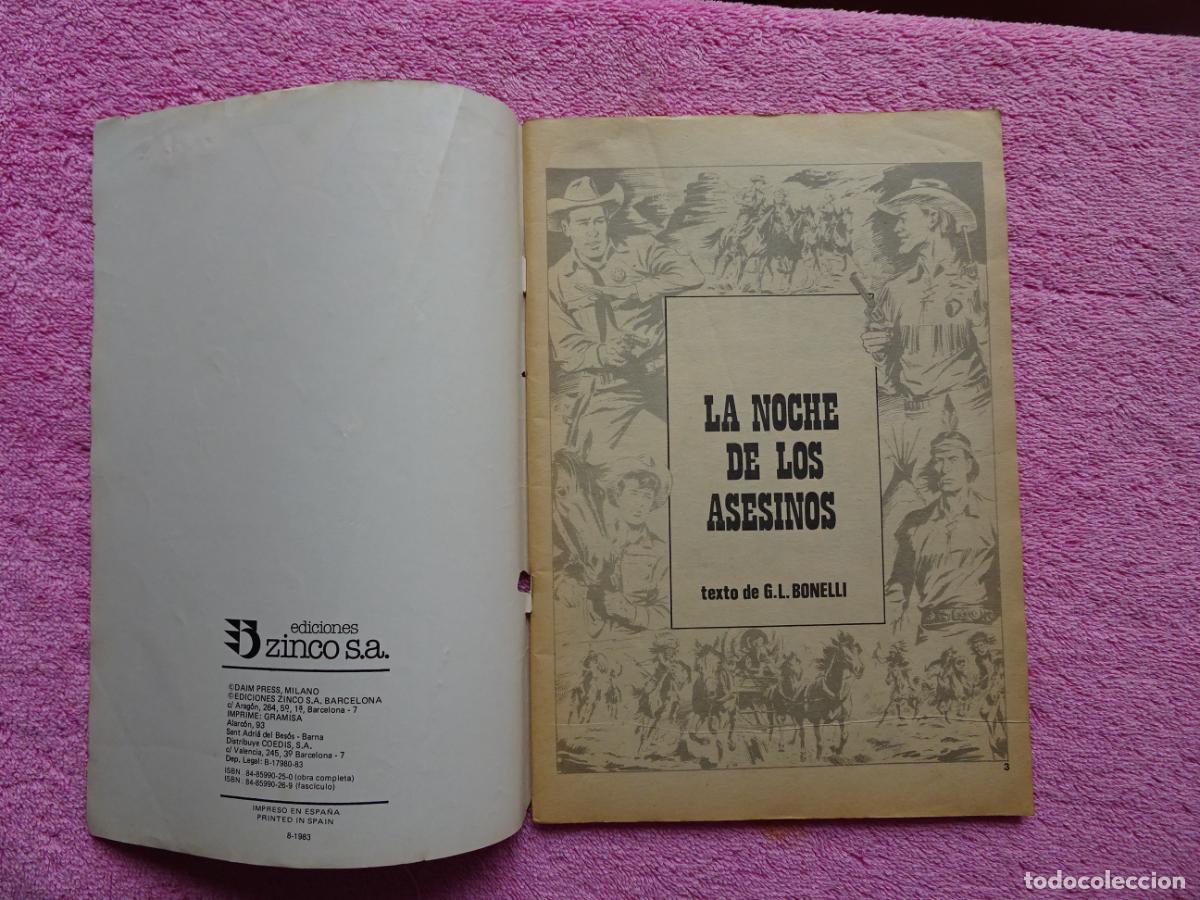 C&oacute;mics: tex 2 ediciones zinco 1983 la noche de los asesinos - Foto 2