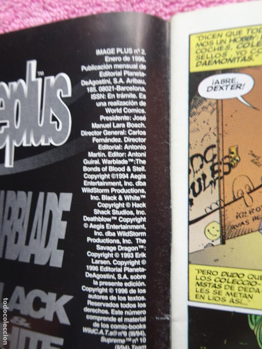 C&oacute;mics: image plus 2 editorial planeta 1996 warblade - Foto 3