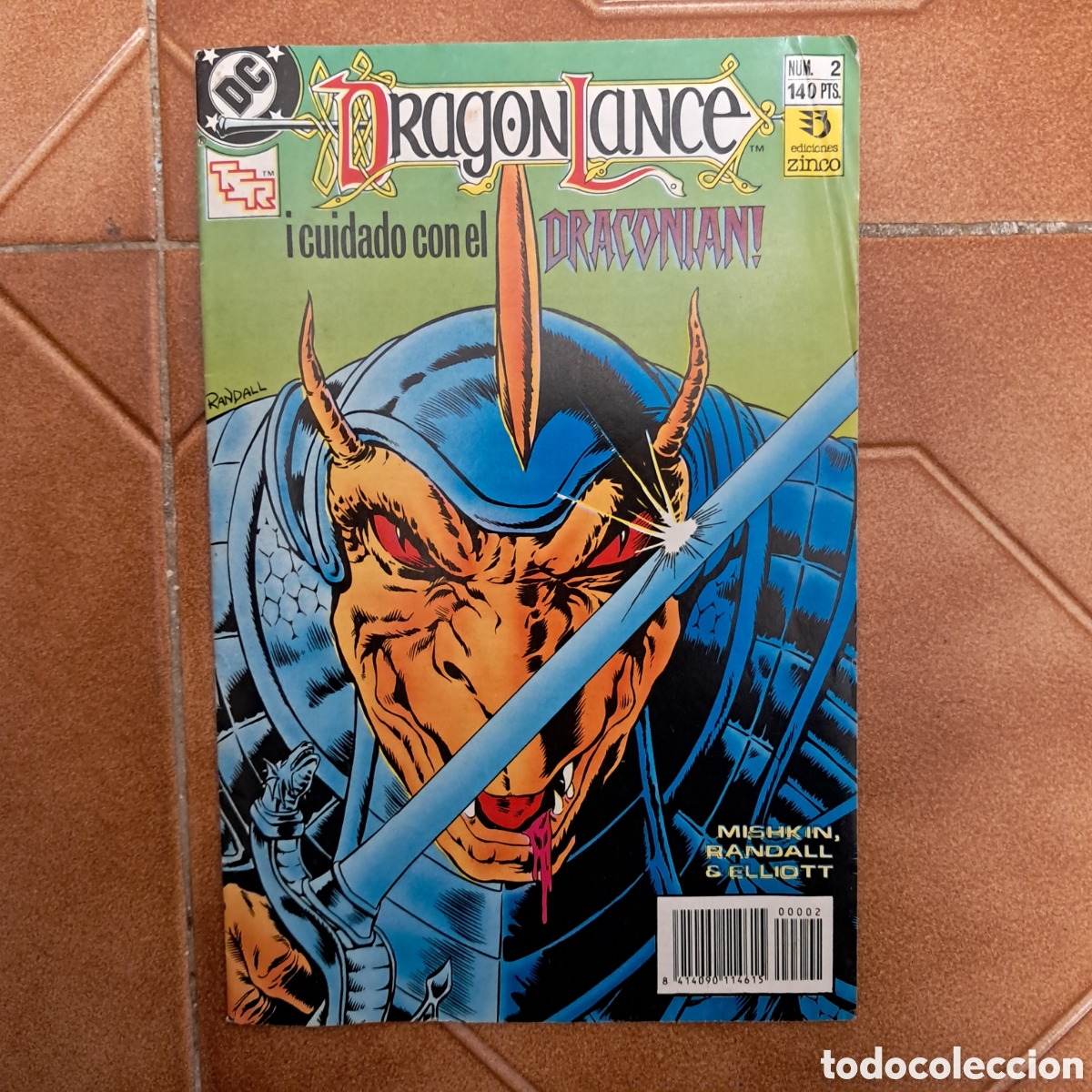 C&oacute;mics: DRAGONLANCE n&uacute;mero 2 - DC Ediciones Zinco &iexcl;CUIDADO CON EL DRACONIAN! - Foto 1