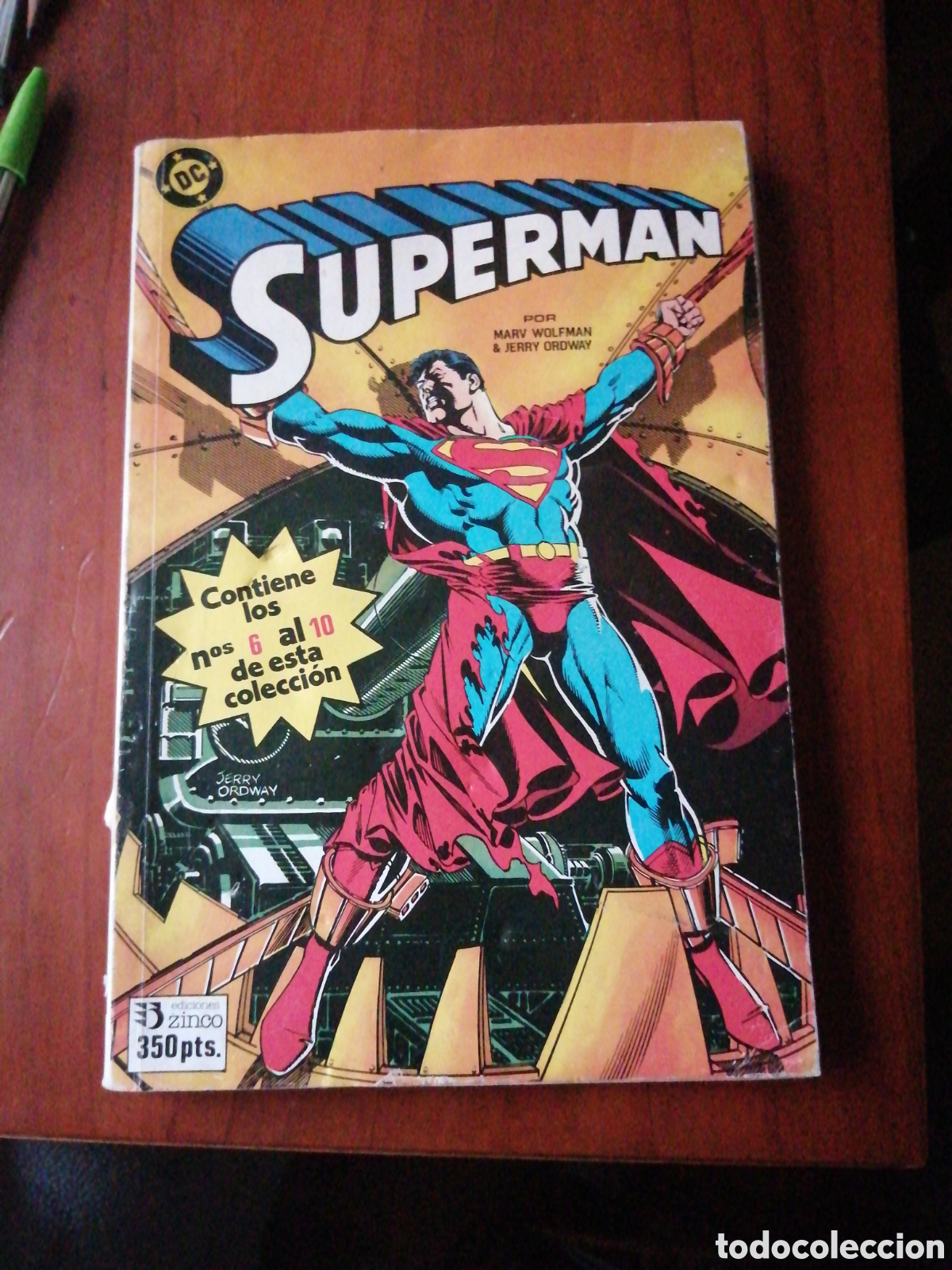 C&oacute;mics: SUPERMAN 10 COMICS ZINCO DEL 6 AL 10 - Foto 1