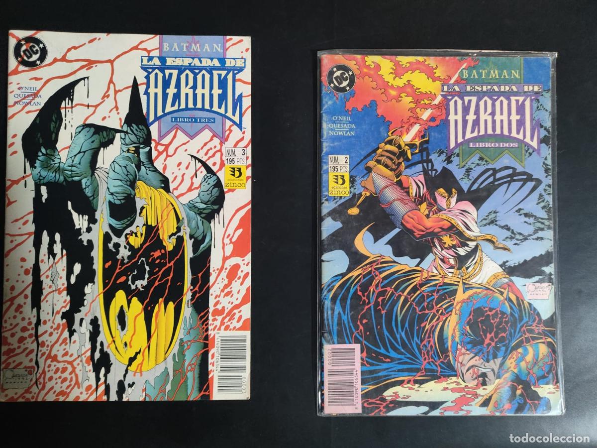 C&oacute;mics: BATMAN LA ESPADA DE AZRAEL 2 Y 3 - Foto 1