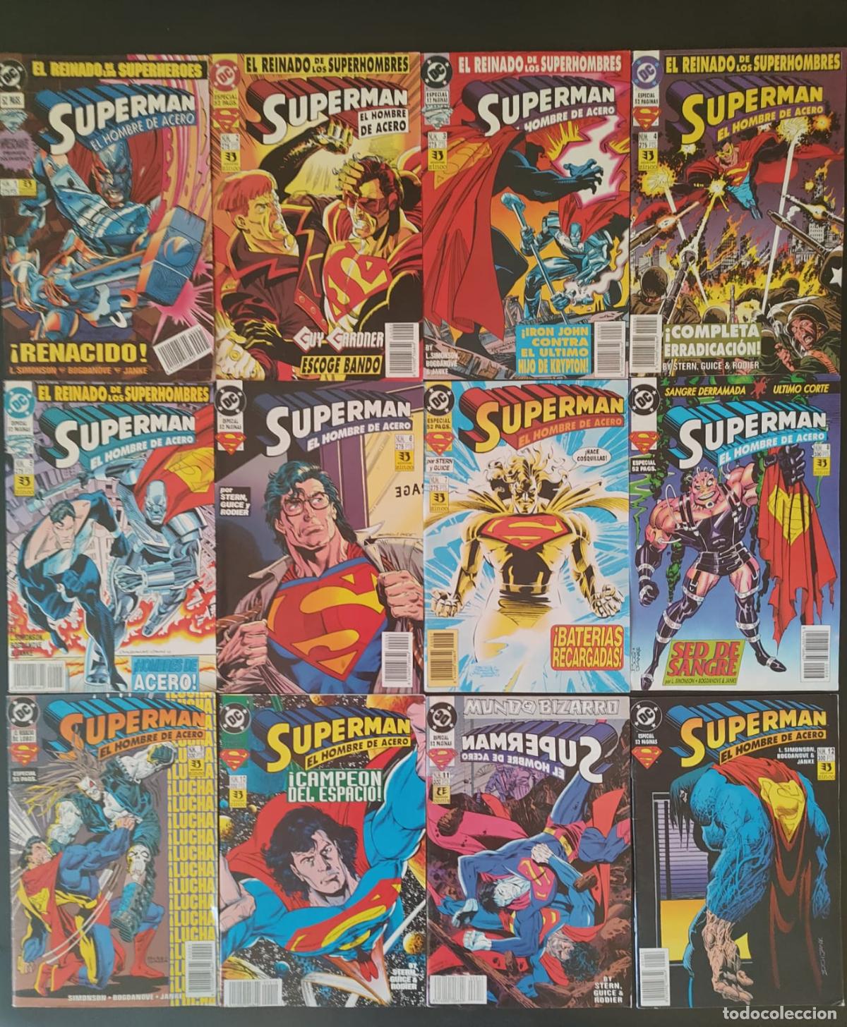 C&oacute;mics: SUPERMAN EL HOMBRE DE ACERO DEL 1 AL 12 - Foto 1