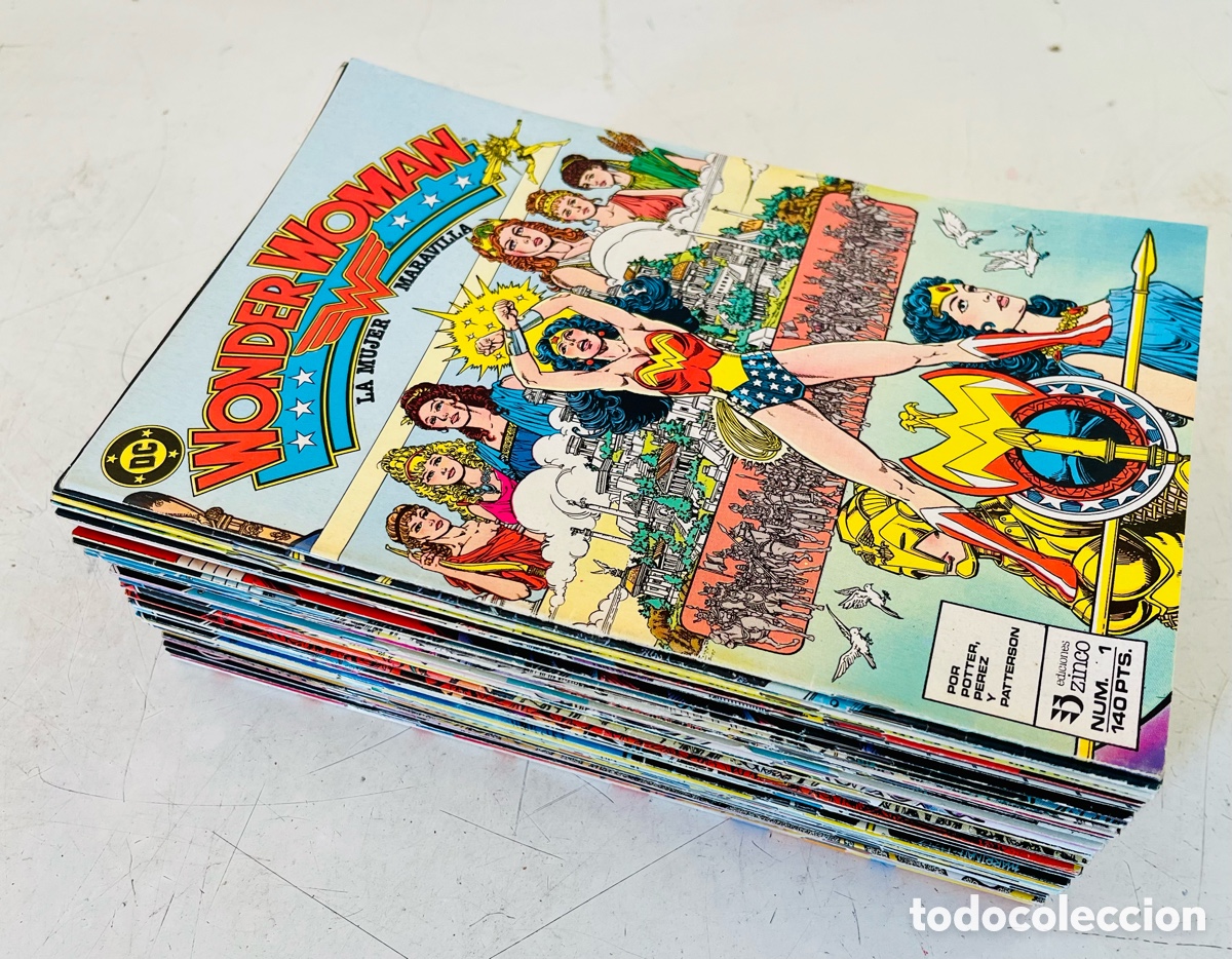 C&oacute;mics: WODER WOMAN, 38 N&Uacute;MEROS COMPLETA, (EDITORIAL ZINCO/DC), MUY NUEVA!!! - Foto 1