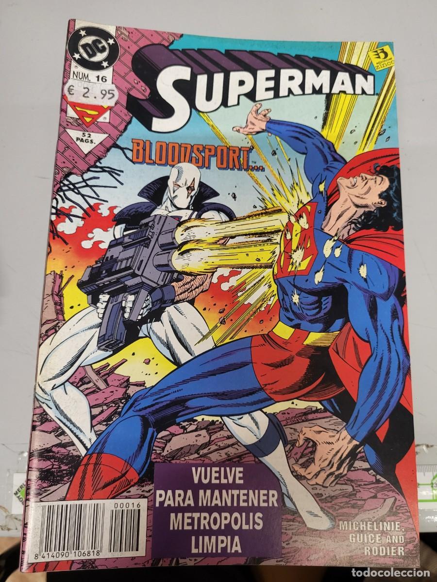 C&oacute;mics: SUPERMAN N&ordm; 16 - BLOODSPORT .../ ZINCO - Foto 1