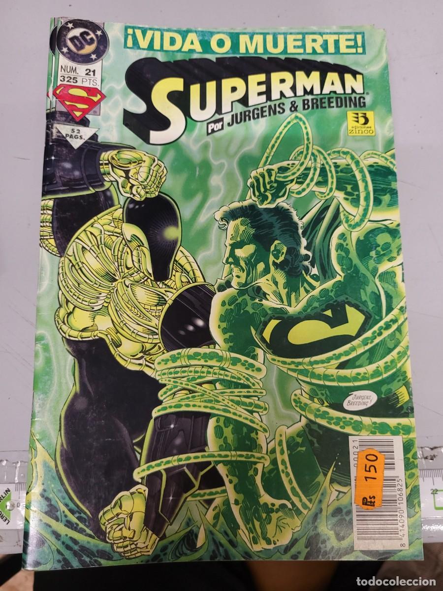 C&oacute;mics: SUPERMAN N&ordm; 21 - EL VIDA O MUERTE / ZINCO - Foto 1