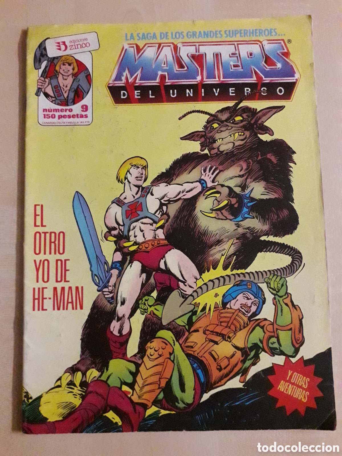 C&oacute;mics: MASTERS DEL UNIVERSO N&Uacute;MERO 9. ED ZINCO - Foto 1