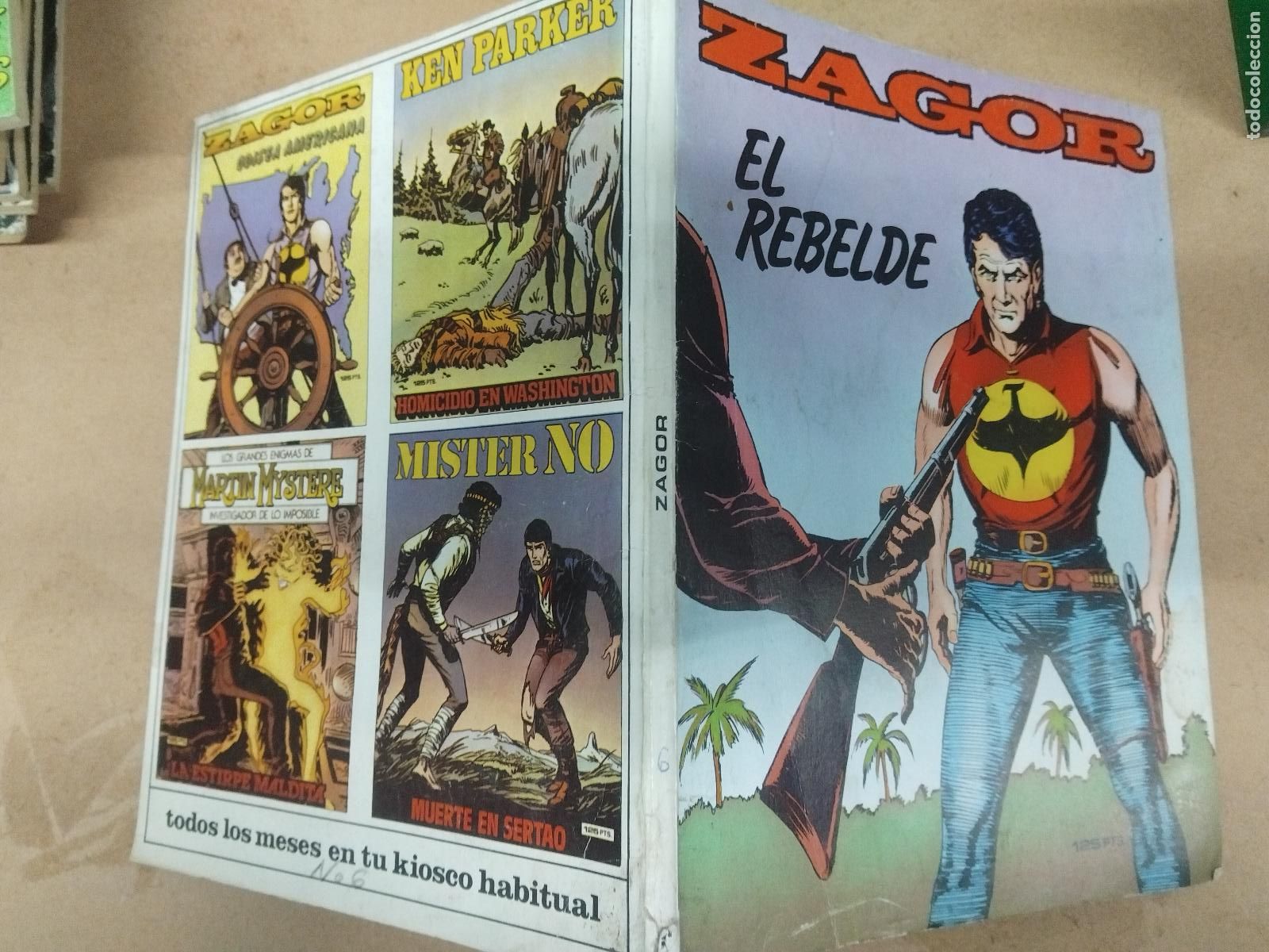 C&oacute;mics: ZAGOR N&ordm; 6 - EL REBELDE - EDICIONES ZINCO 1982 - Foto 1