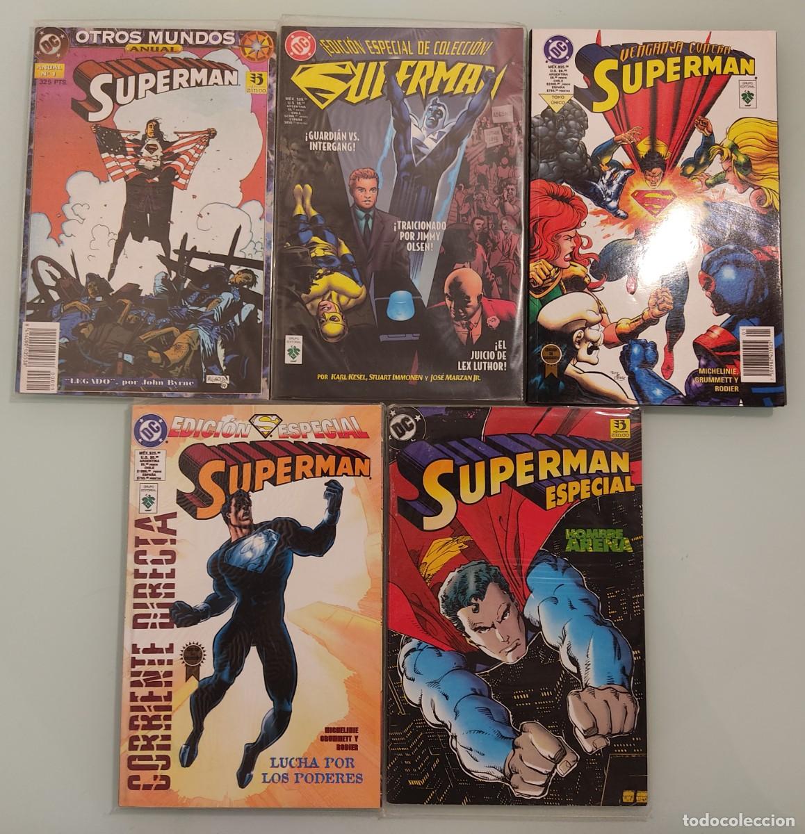 Comics : Pack SUPERMAN 5 Especiales y Anuales