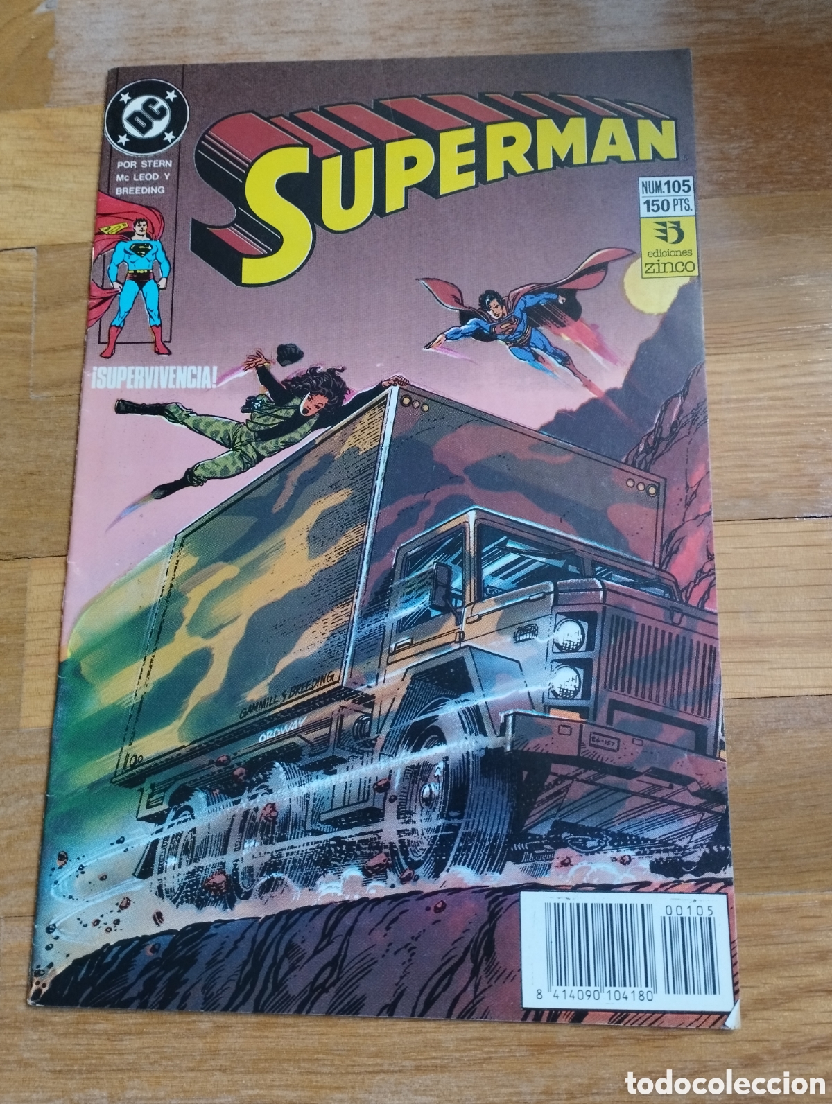 C&oacute;mics: Superm&aacute;n n&uacute;mero 105 ediciones zinco - Foto 1