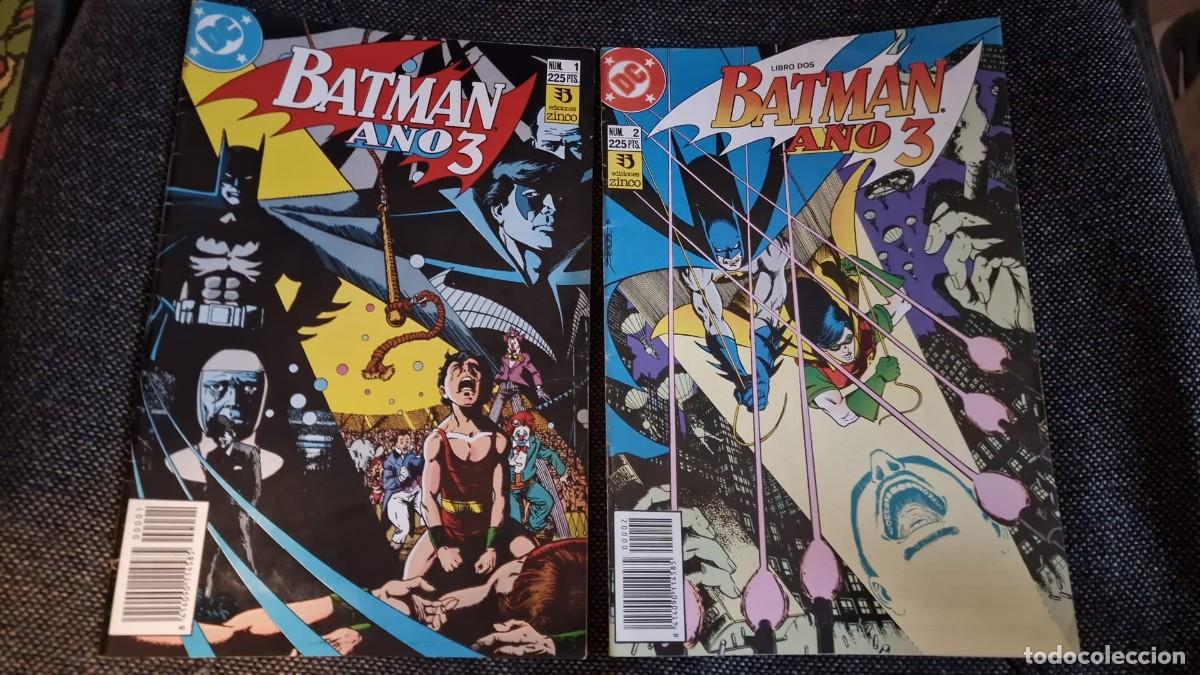 C&oacute;mics: BATMAN: A&Ntilde;O TRES (OBRA COMPLETA 2 N&Uacute;MEROS) - ZINCO - Foto 1