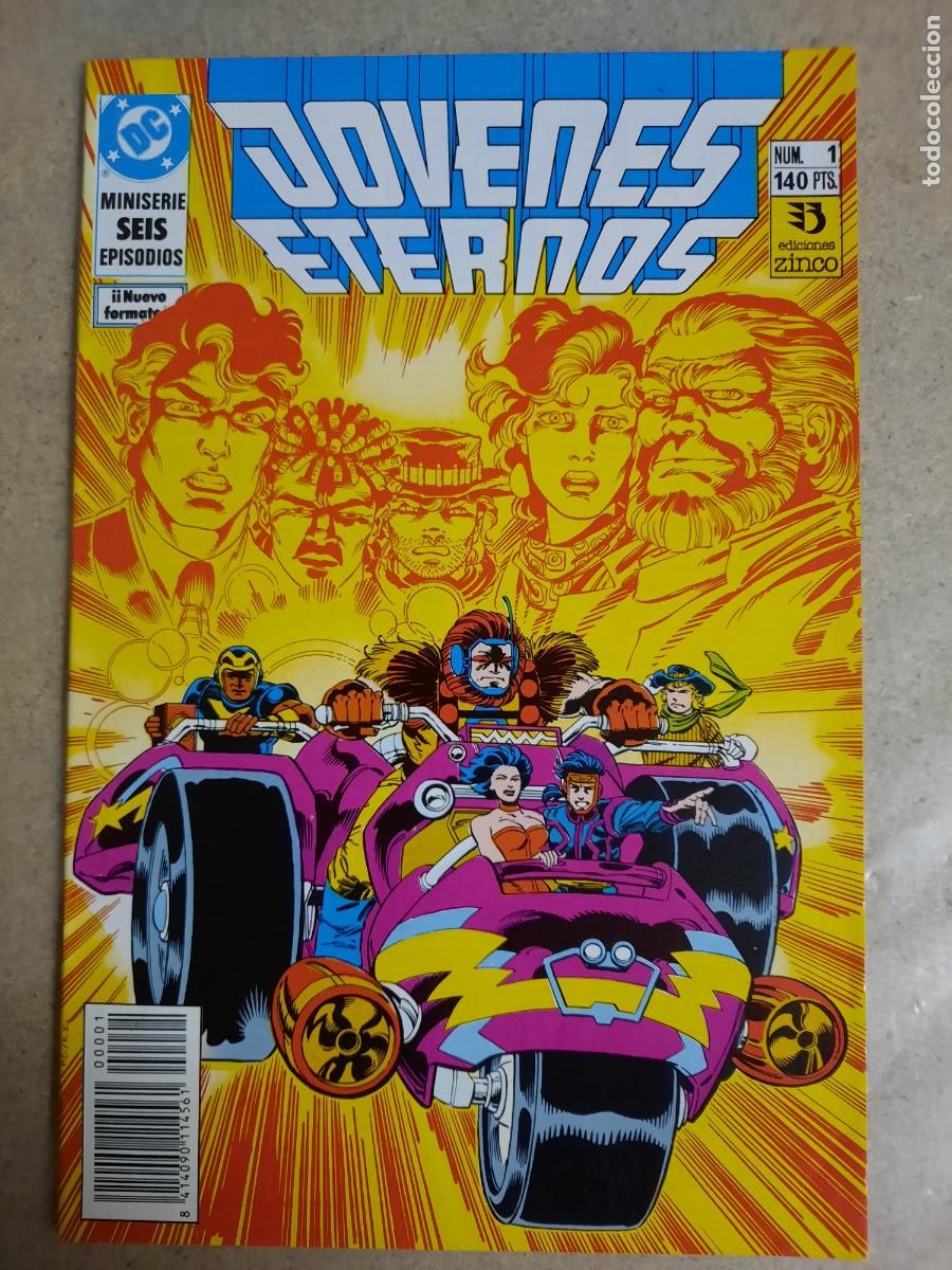 C&oacute;mics: J&Oacute;VENES ETERNOS N&ordm; 1 AL 7 - ED .ZINCO - COMPLETA! - Foto 2
