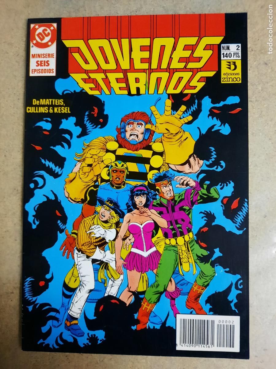 C&oacute;mics: J&Oacute;VENES ETERNOS N&ordm; 1 AL 7 - ED .ZINCO - COMPLETA! - Foto 3