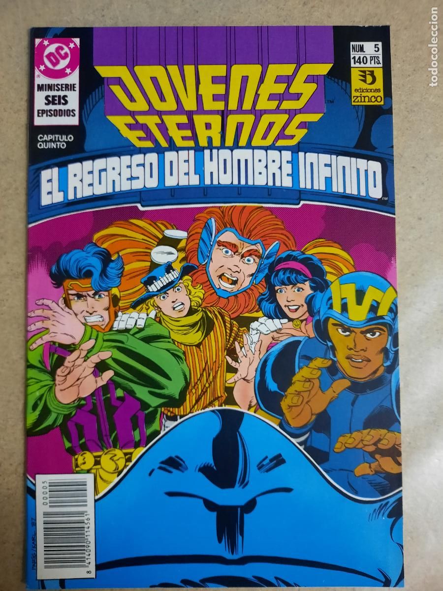 C&oacute;mics: J&Oacute;VENES ETERNOS N&ordm; 1 AL 7 - ED .ZINCO - COMPLETA! - Foto 6