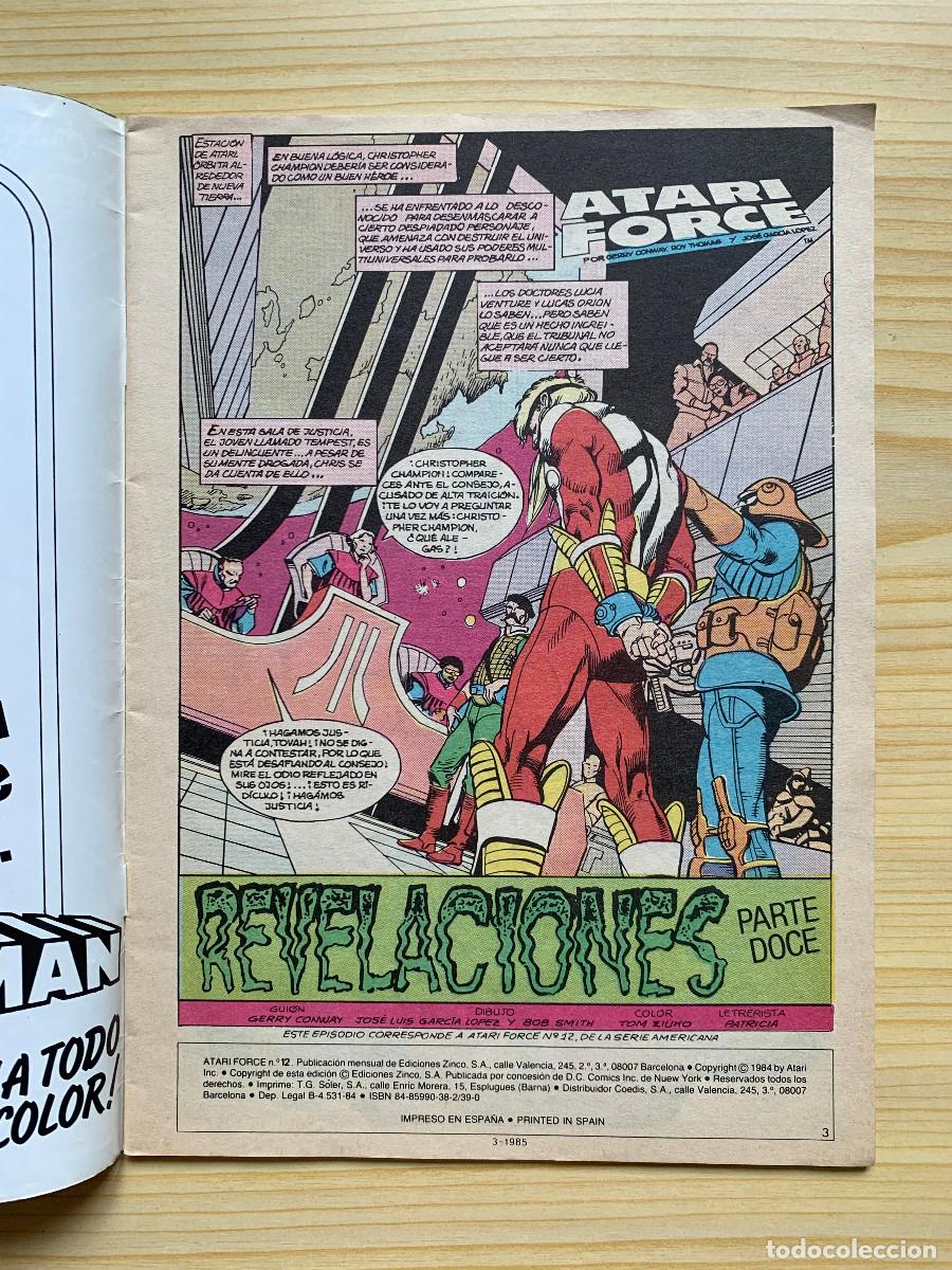 C&oacute;mics: Atari Force n&ordm; 12 - De Kiosko - A1 - Foto 2